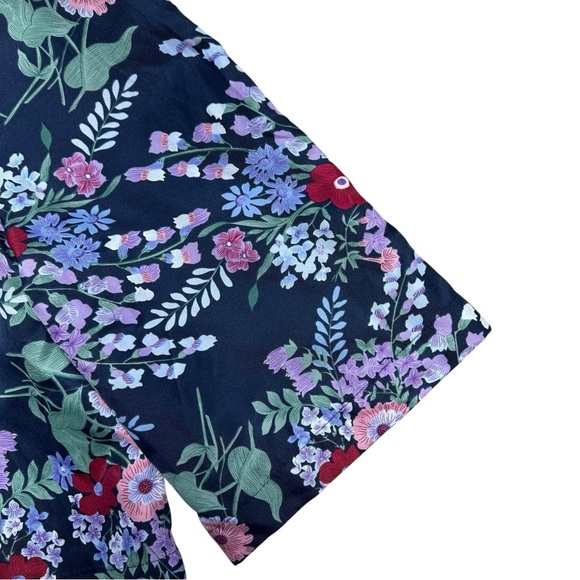 Janie & Jack Navy Merchant Marine Floral the Parkside Pants Girls 2T - Picture 6 of 8